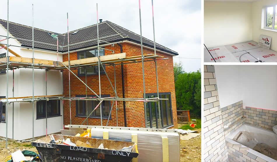 A 2 storey house extension and refurbishment project in Newbury, Berkshire
